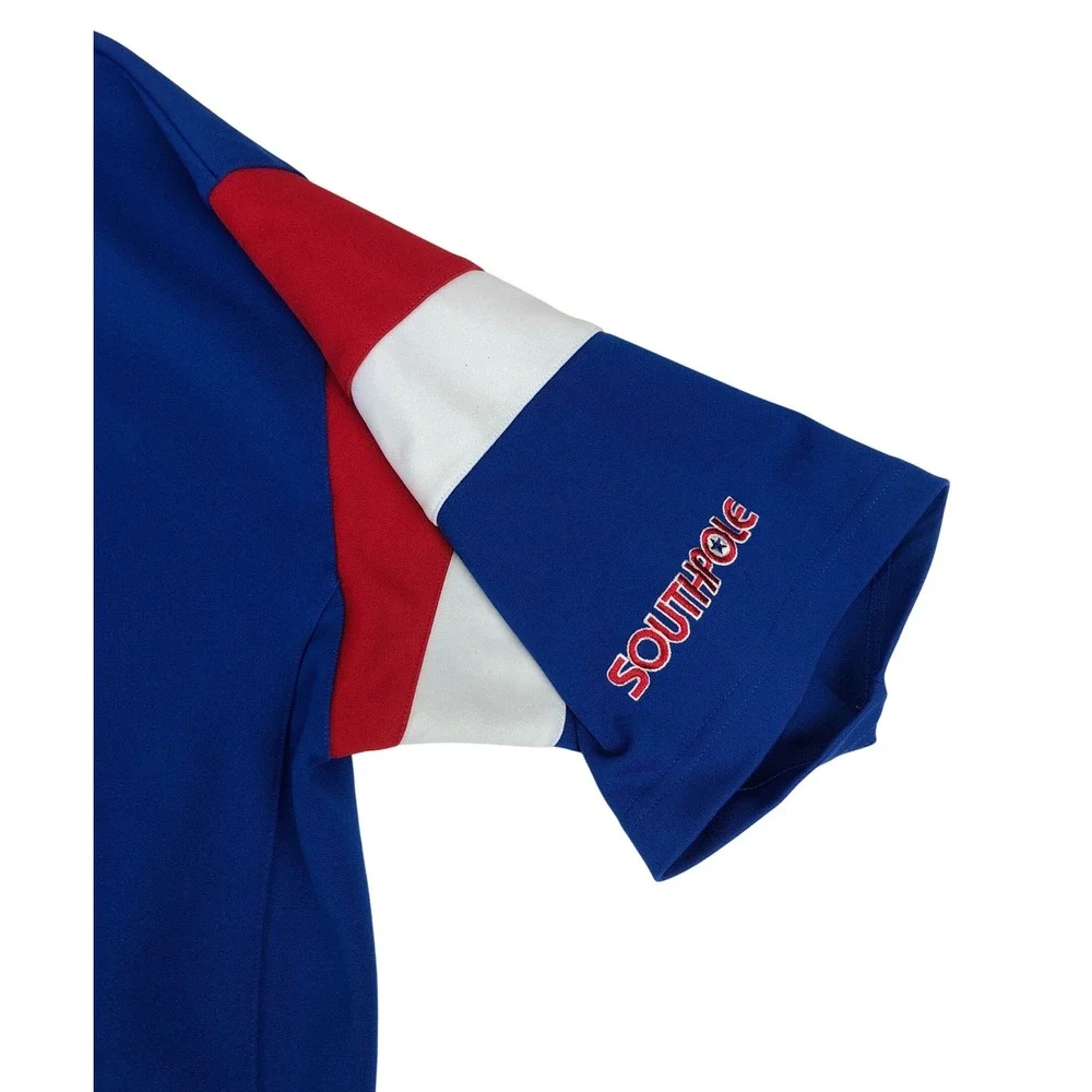 Vintage South Pole‎ Athletic Collection Jersey 21 Red White Blue Mens Size L Y2K